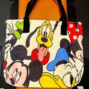 Disney fabulous five Character Canvas Tote with zipper